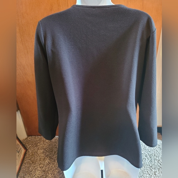 Calvin Klein black keyhole neckline tunic szM - Picture 5 of 7